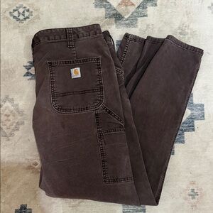 Women’s brown carhartt original fit jeans